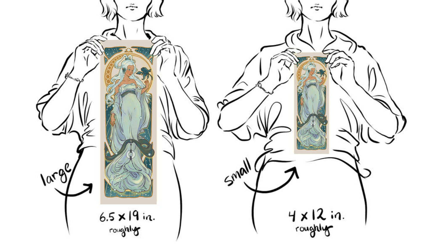 Art Nouveau Characters • Elegant Elements • Fine Art Print