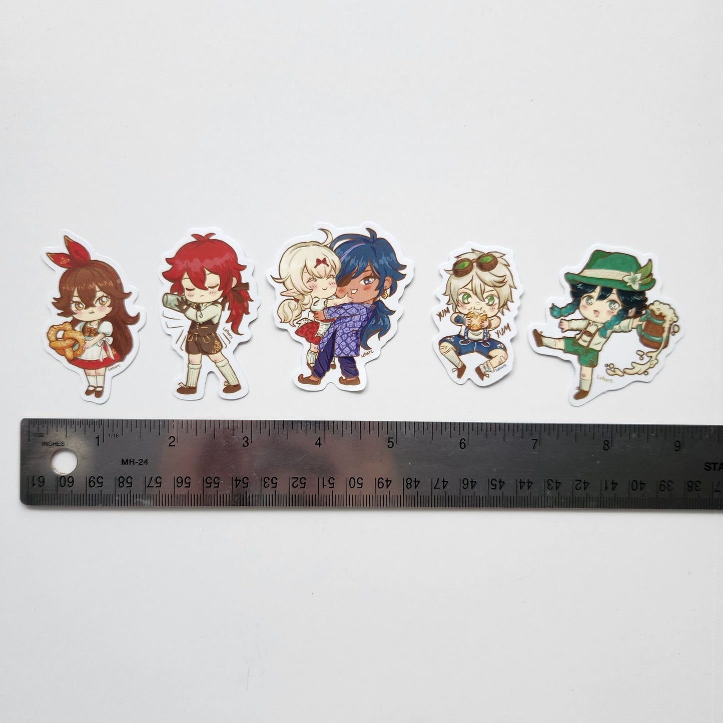 Genshin Impact Stickers • October Fest • Mondstadt characters