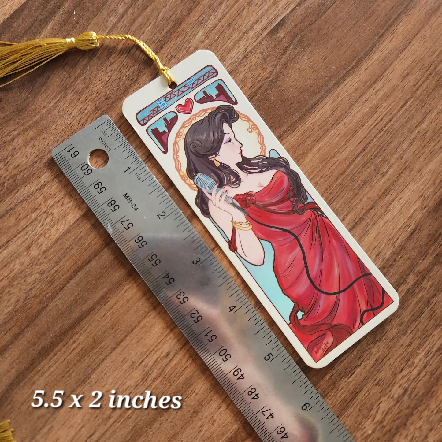 Bookmarks • Art Nouveau • Elegant Woman and Man • Vintage Style