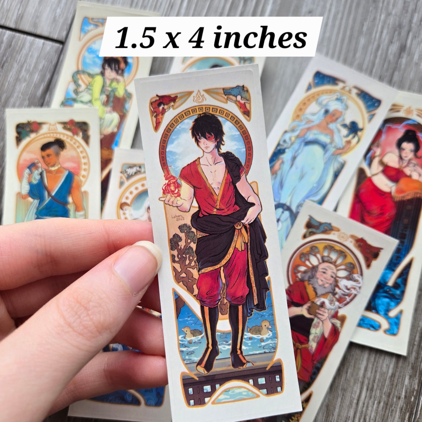 Art Nouveau Characters • Elegant Elements • Stickers
