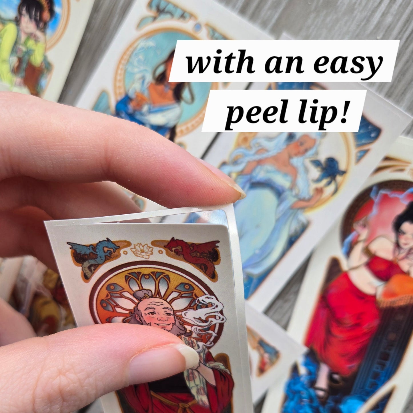 Art Nouveau Characters • Elegant Elements • Stickers