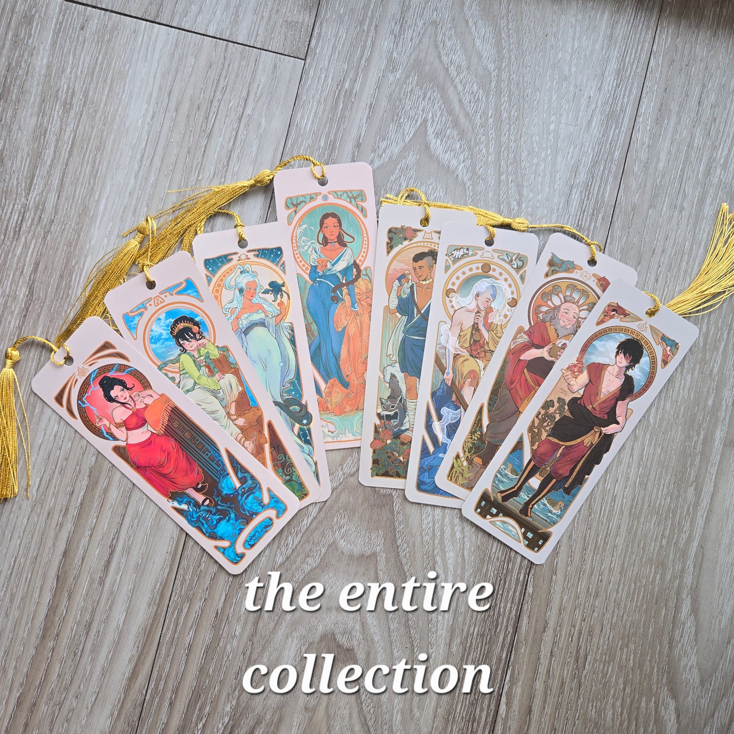 Bookmarks •  Art Nouveau Elegant Elements