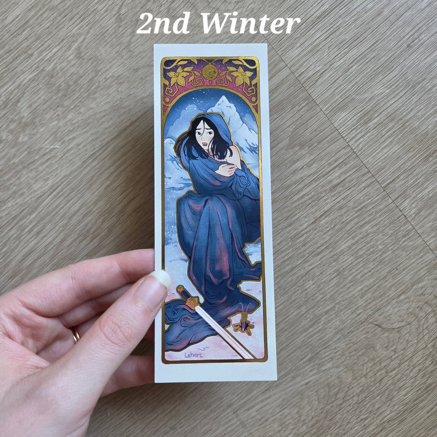 Golden Bookmarks • Four Seasons Princesses • Art Nouveau Fairy Tale