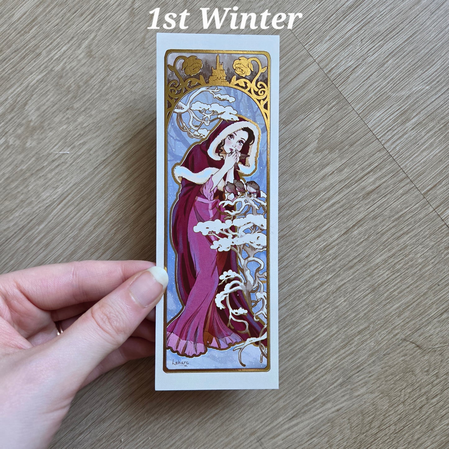 Golden Bookmarks • Four Seasons Princesses • Art Nouveau Fairy Tale