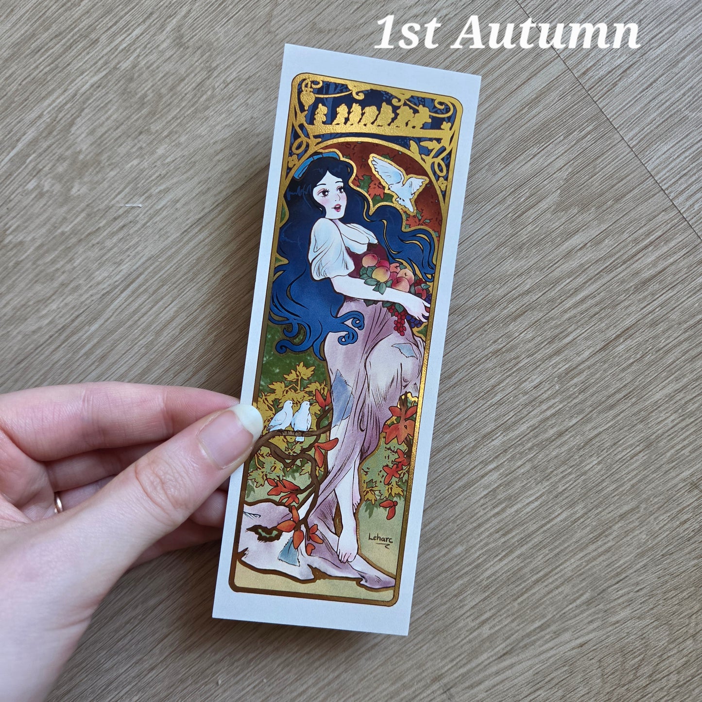 Golden Bookmarks • Four Seasons Princesses • Art Nouveau Fairy Tale