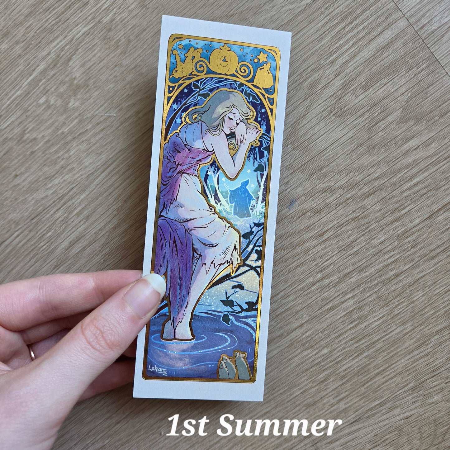 Golden Bookmarks • Four Seasons Princesses • Art Nouveau Fairy Tale
