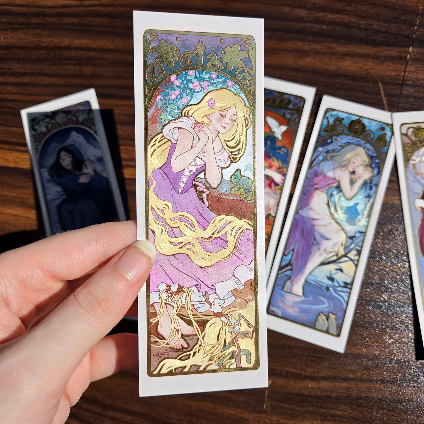 Golden Bookmarks • Four Seasons Princesses • Art Nouveau Fairy Tale