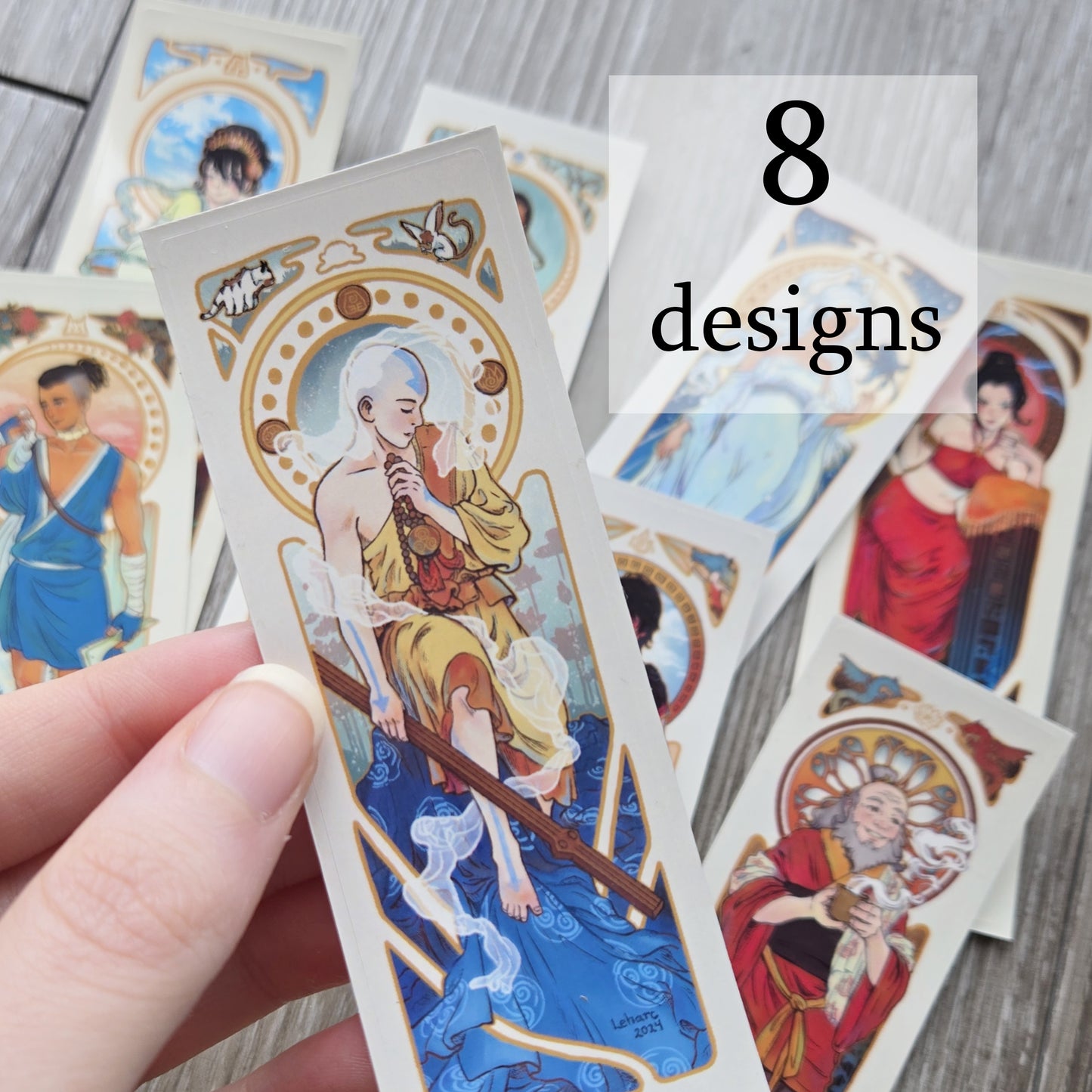 Art Nouveau Characters • Elegant Elements • Stickers
